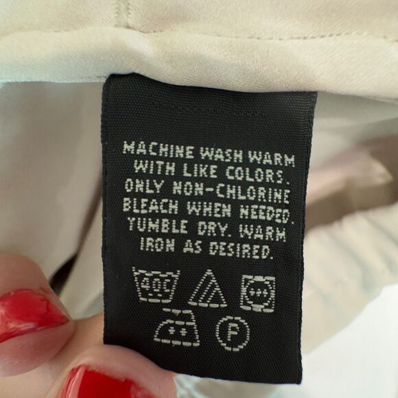 Eddie Bauer Golf Women’s Large Beige Quarter Zip Pullover Jacket Windbreaker - Picture 7 of 8